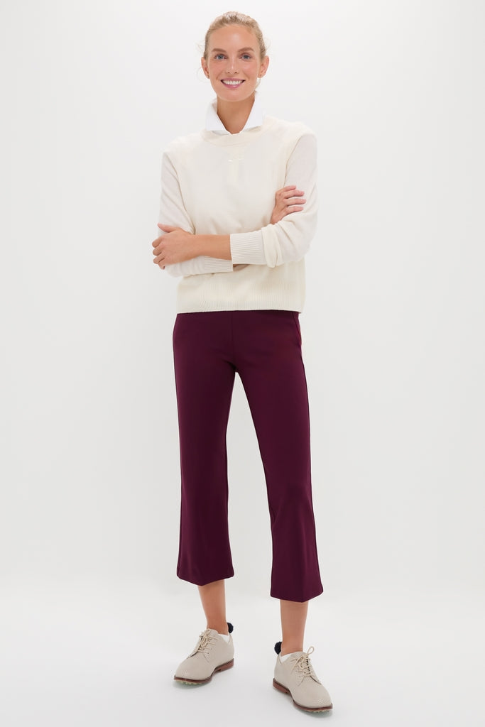 Buttercream Washable Cashmere Malcolm Crewneck