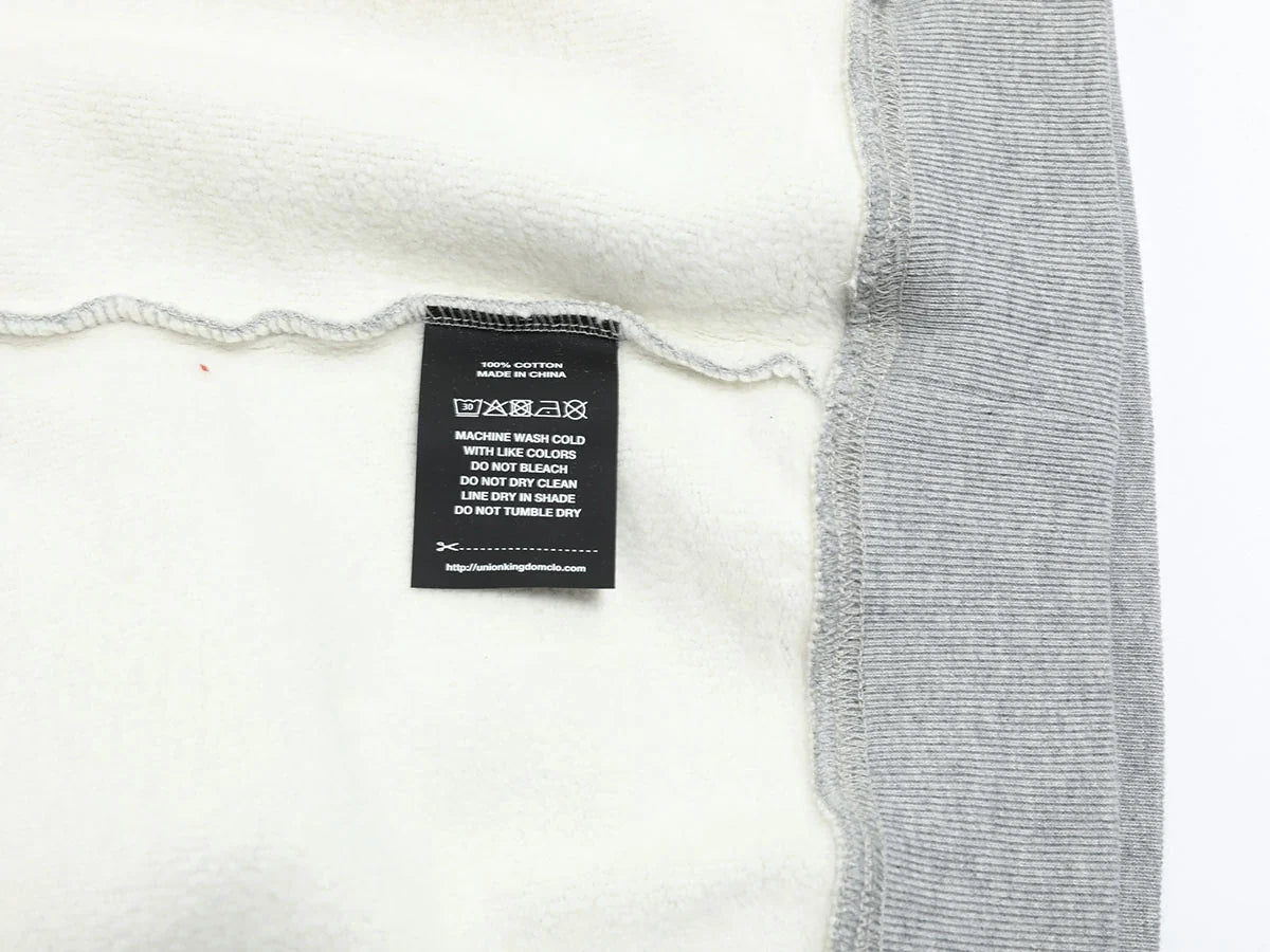 480 GSM FLEECE CROPPED FIT 'FLOWER GRAY' HOODIE