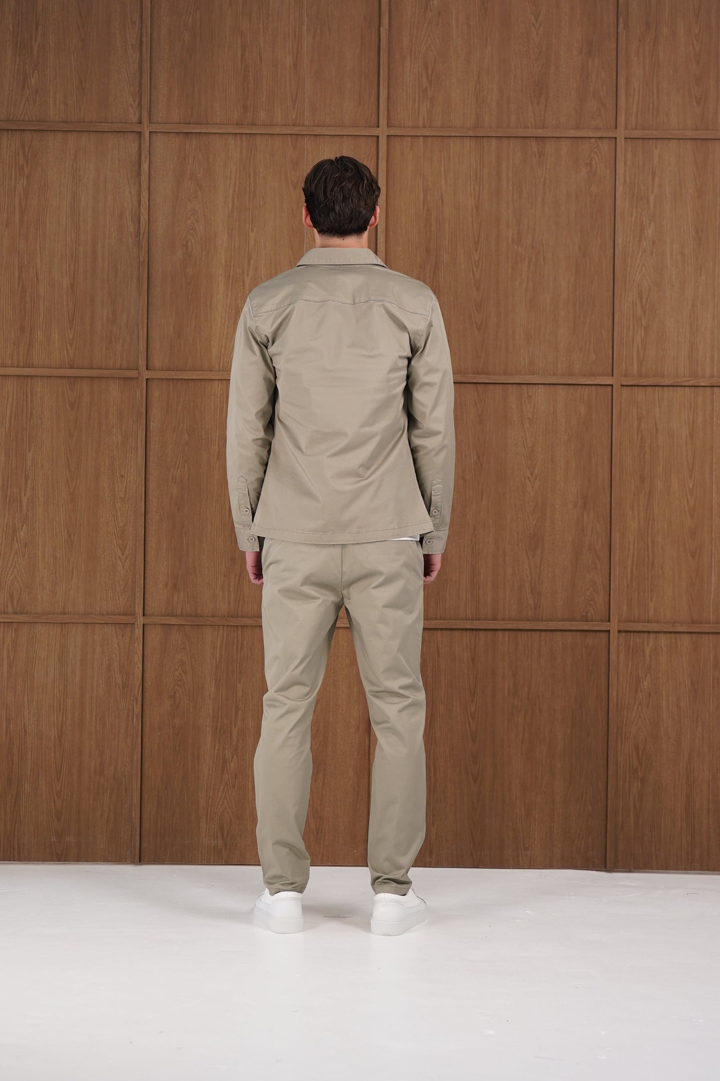 Capo Cotton Cargo Overshirt - Olive