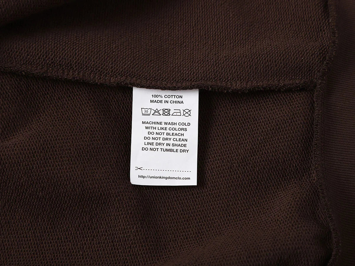 480 GSM TERRY BOX 'COFFEE' ZIP-UP HOODIE