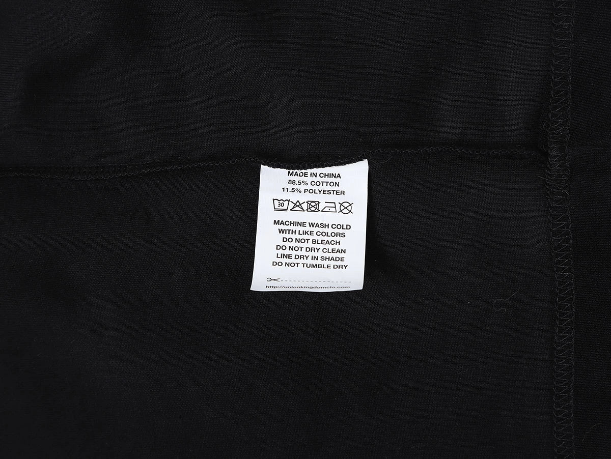 350 GSM NORMAL FIT 'BLACK' T-SHIRT