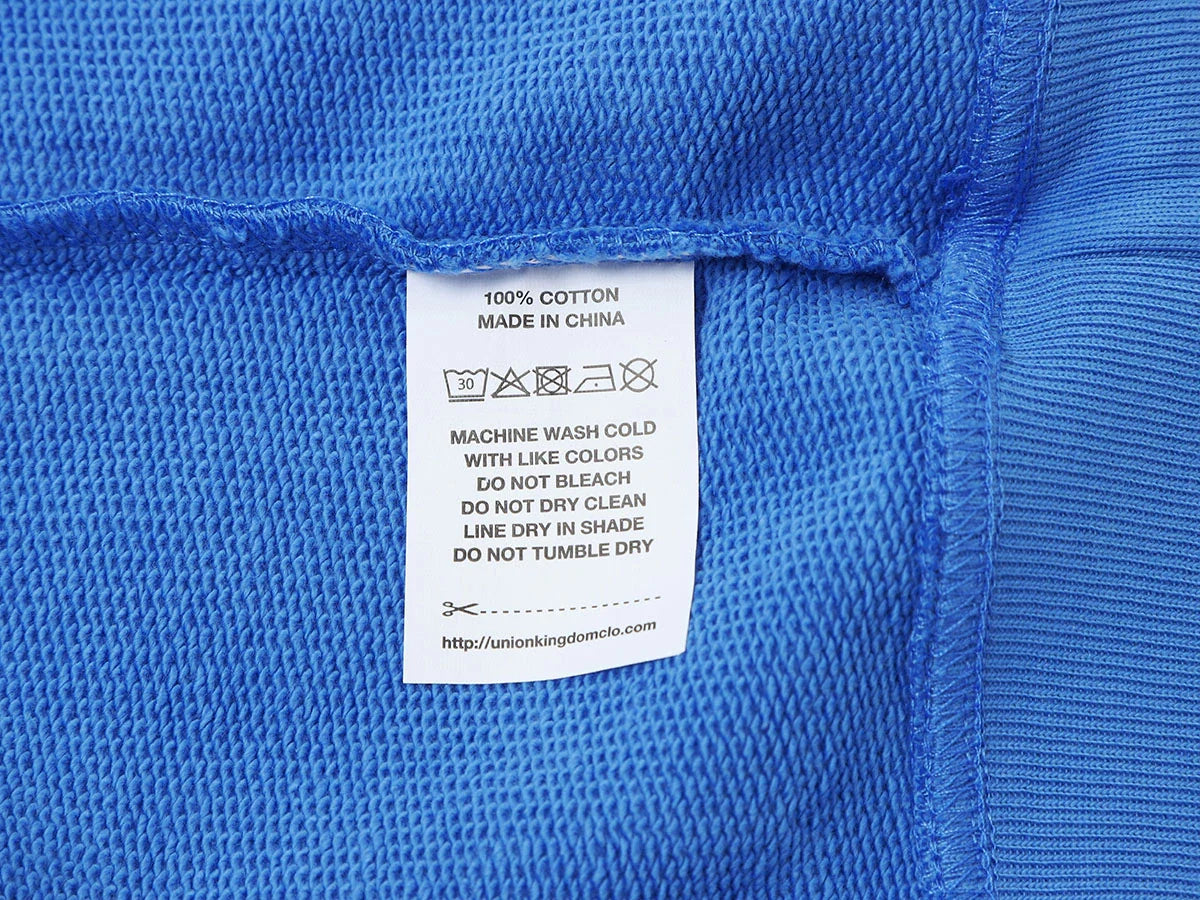 480 GSM TERRY LOOSE FIT 'BRIGHT BLUE' HOODIE