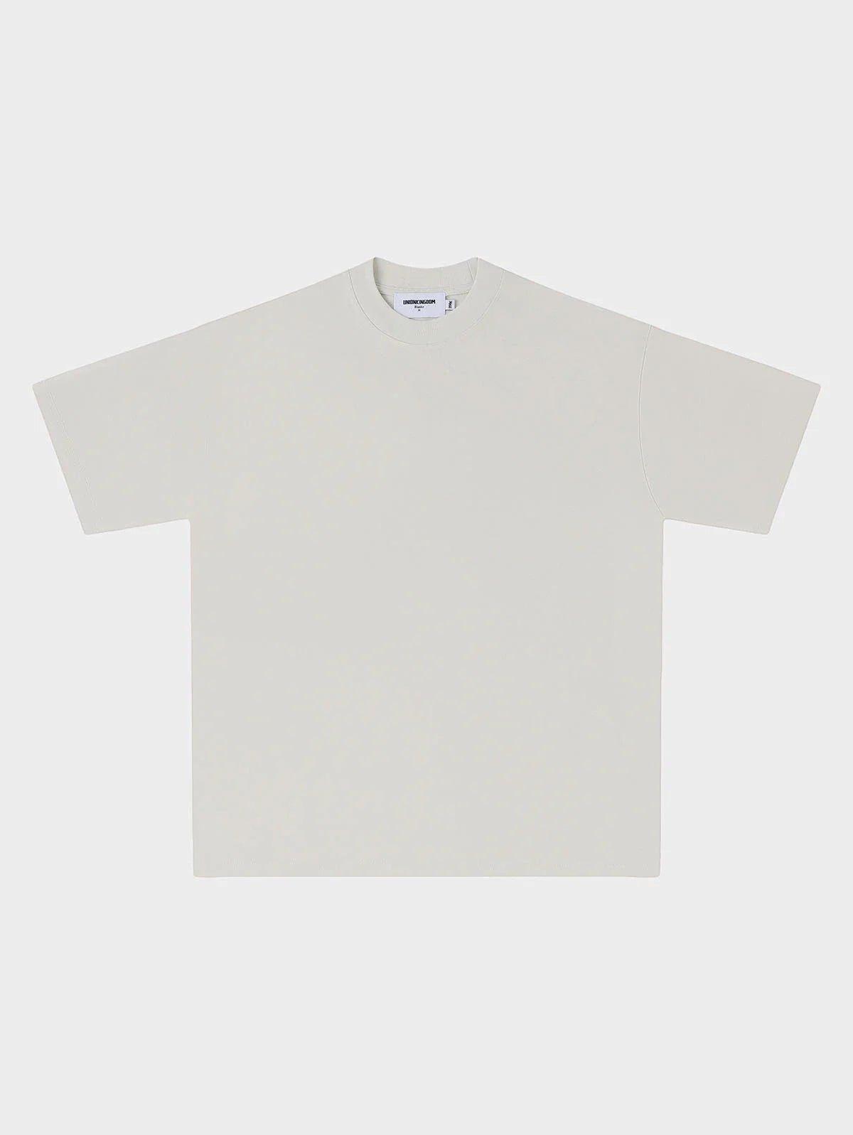 280 GSM LOOSE FIT 'SILVER WHITE' T-SHIRT