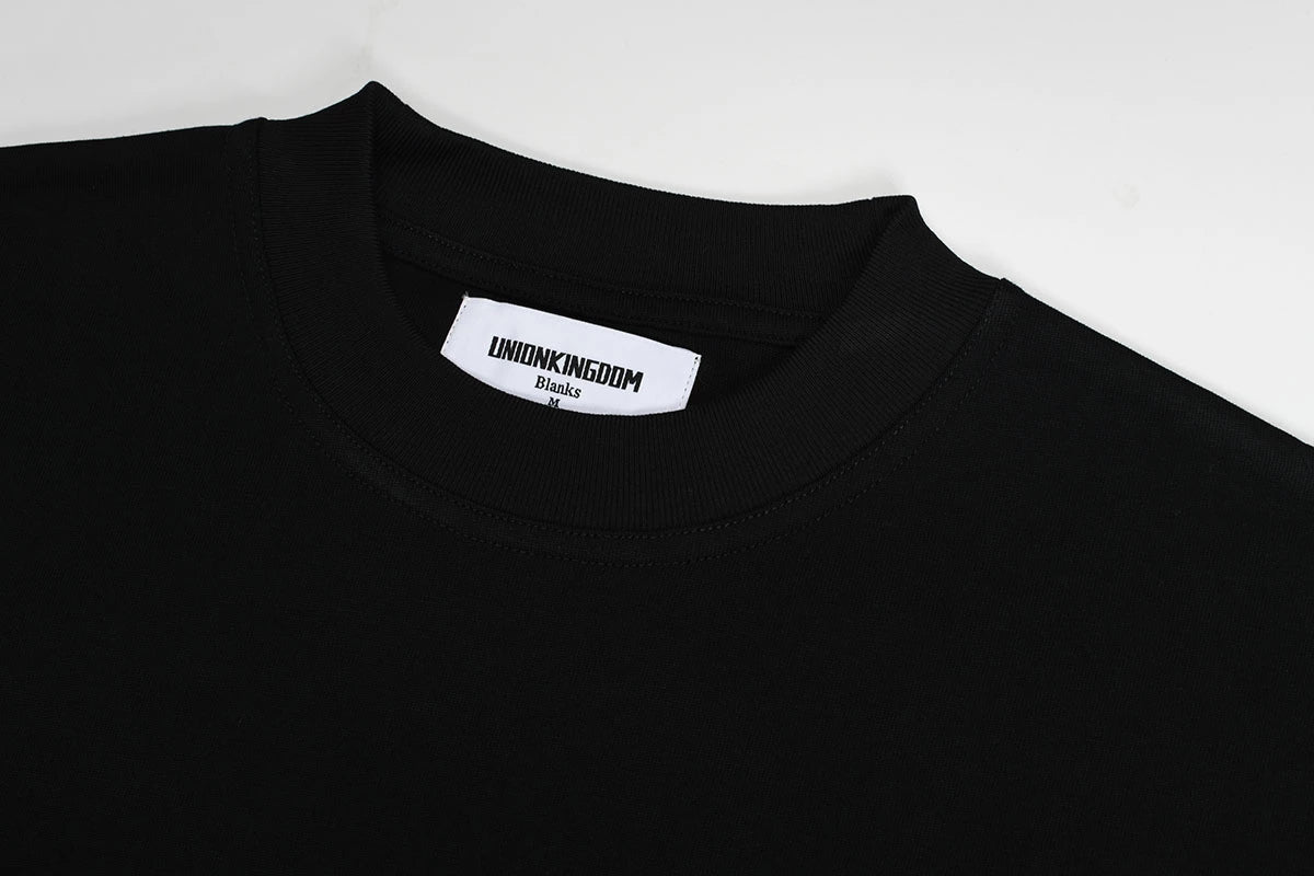 220 GSM LOOSE FIT 'BLACK' T-SHIRT