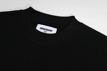 320 GSM LOOSE FIT 'BLACK' T-SHIRT