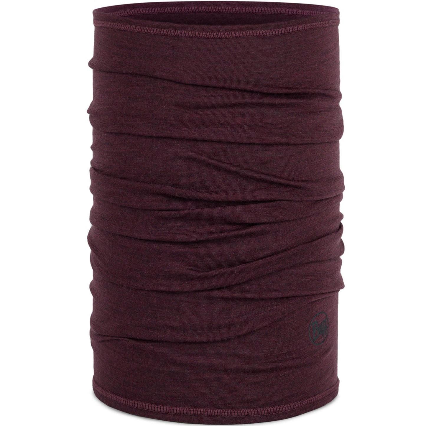 Buff Unisex Merino Wool Lightweight Tubular Bandana Scarf - Garnet