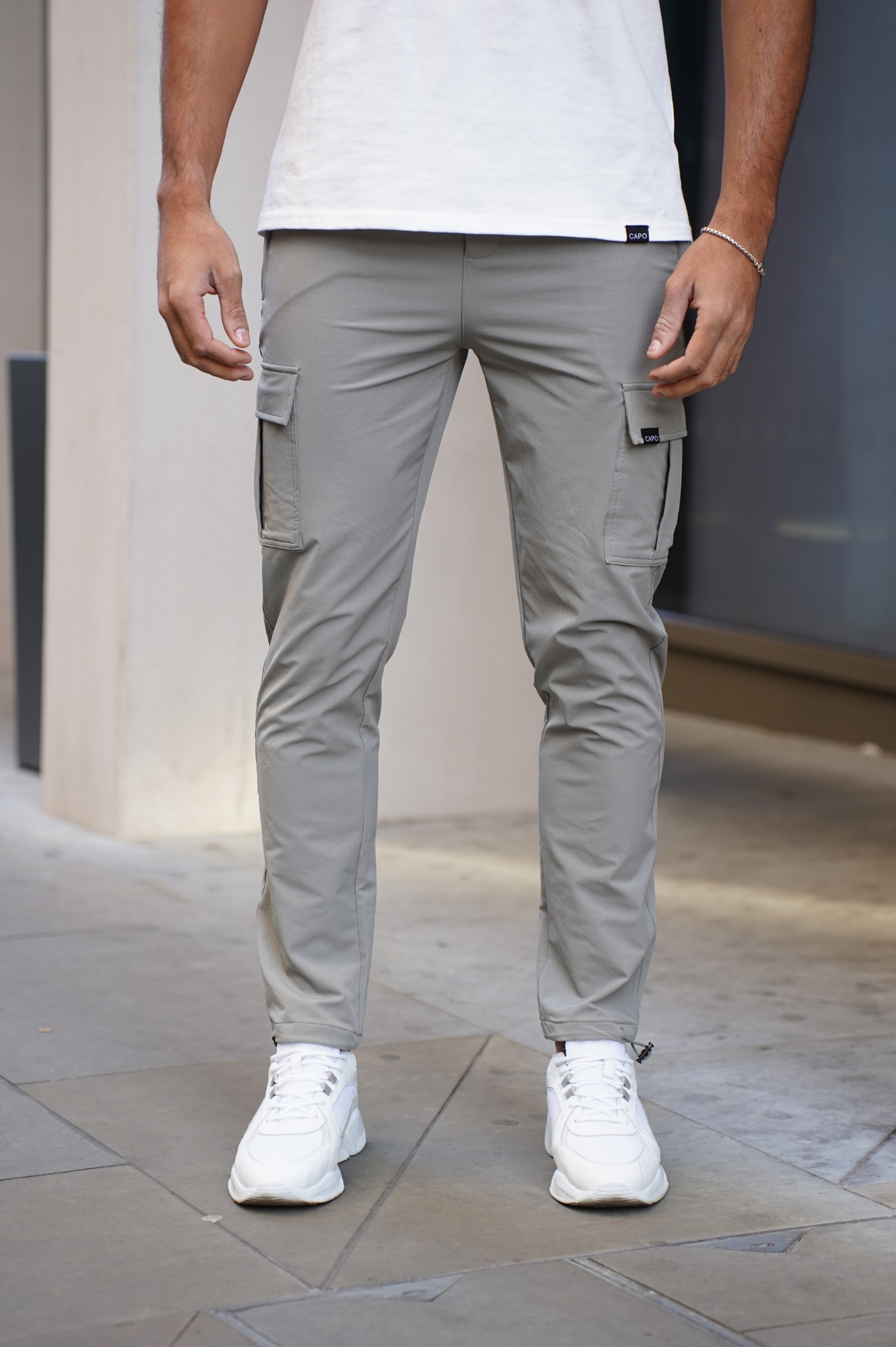 Capo UTILITY Cargo Pant Toggle V2 - Light Grey