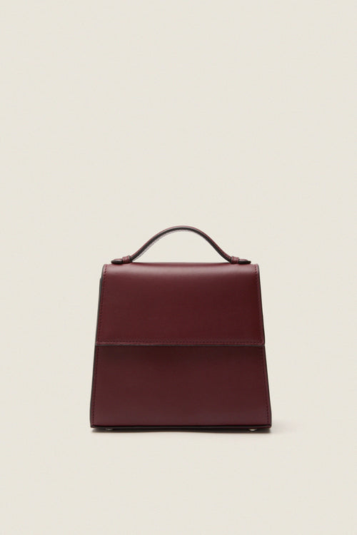 Burgundy Napa Small Top Handle