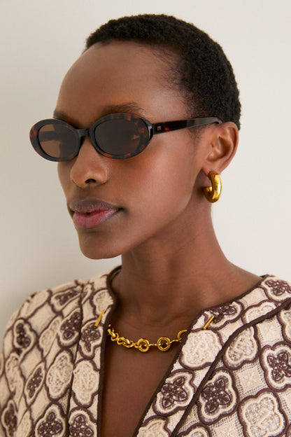 Brown Tortoise Lyric Leigh Sunglasses