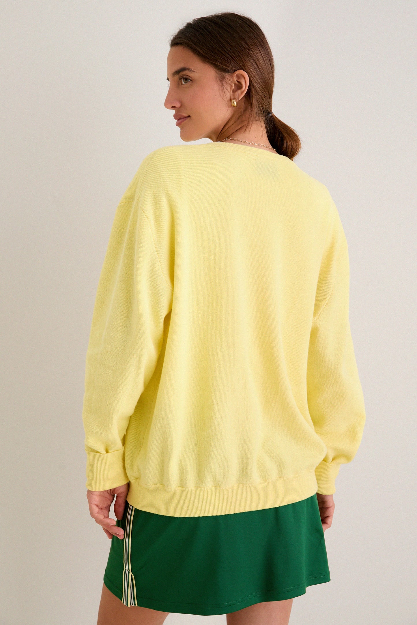 Butter Yellow Wilma V-Neck Sweater