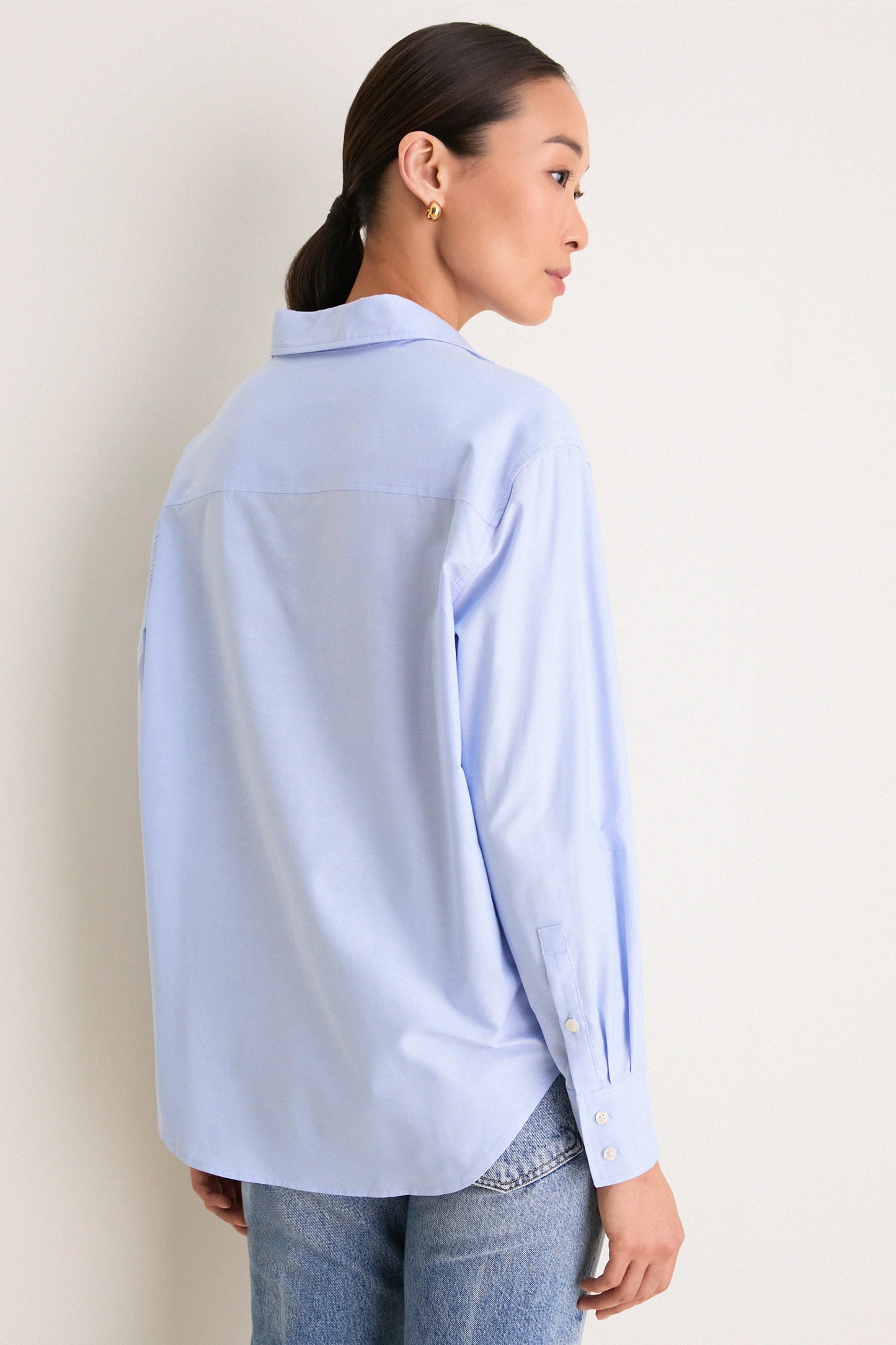 Blue Oxford Nadine Button Down