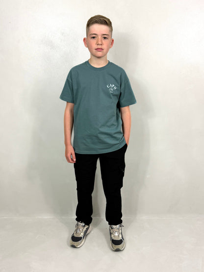 Capo Kids Beach Club T-Shirt - Dusky Blue