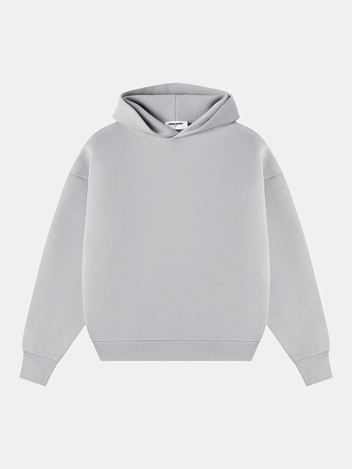 630 GSM BOXY CROPPED FIT 'ARCTIC GRAY' HOODIE