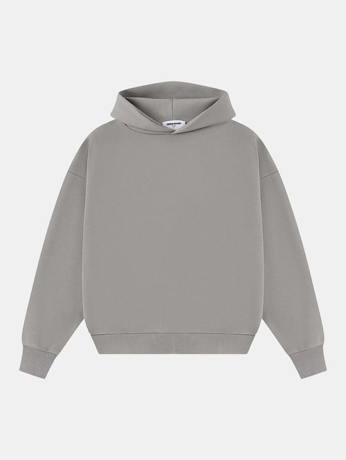 630 GSM BOXY CROPPED FIT 'SMOKE' HOODIE