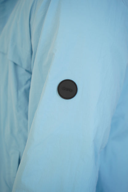 Capo Crinkle Lightweight Jacket - Sky Blue