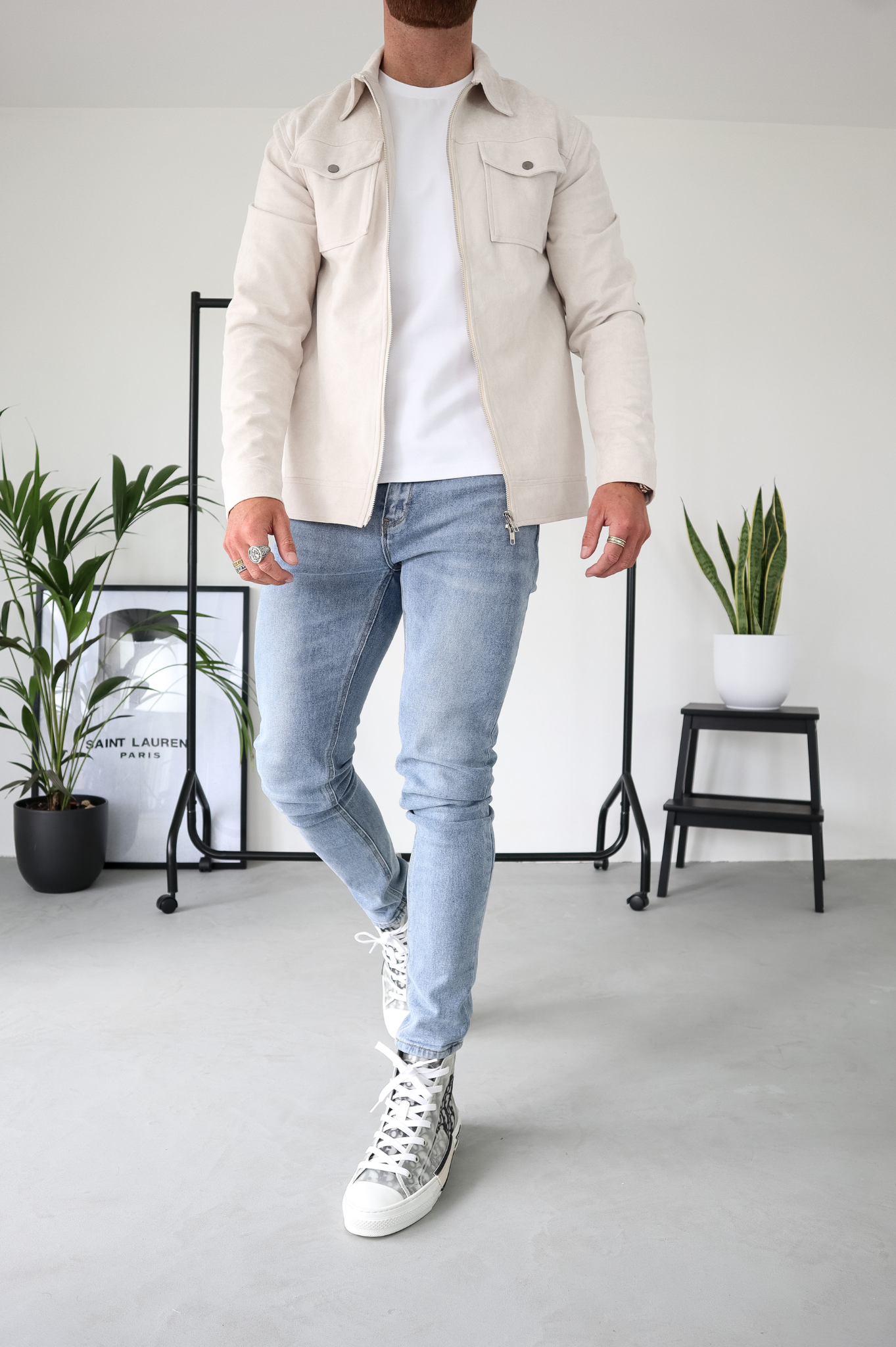 Capo SUEDE Jacket - Stone