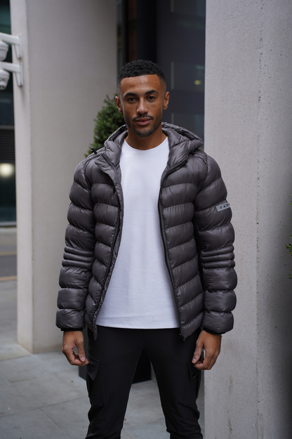 Capo PANEL Coat Jacket - Grey