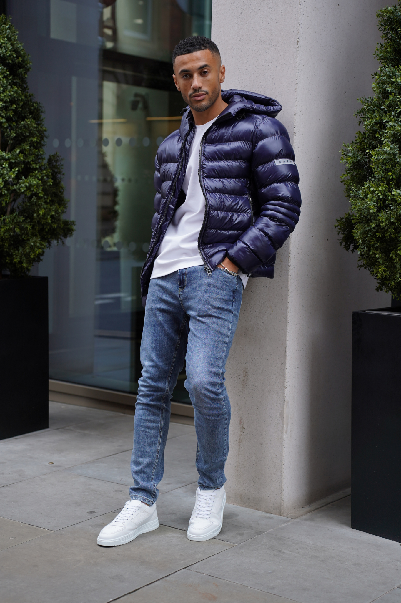 Capo Slim Fit Denim Jeans - Mid Blue