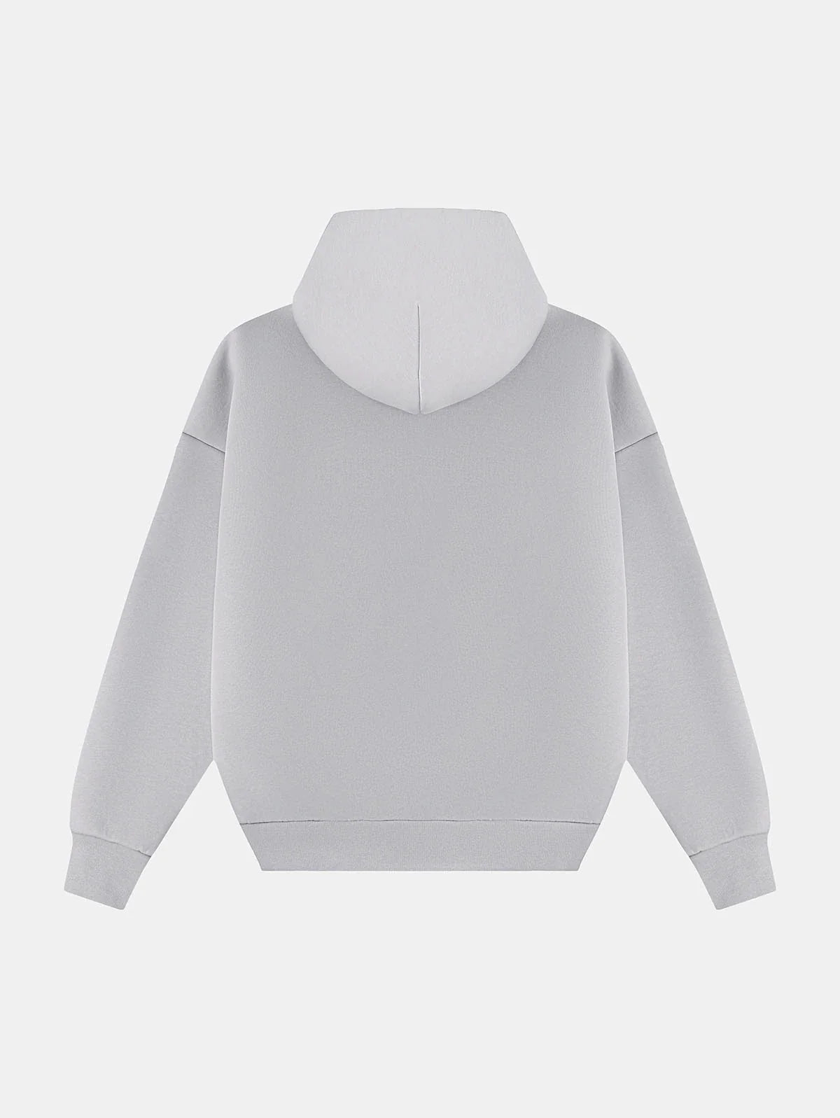 630 GSM BOXY CROPPED FIT 'ARCTIC GRAY' HOODIE