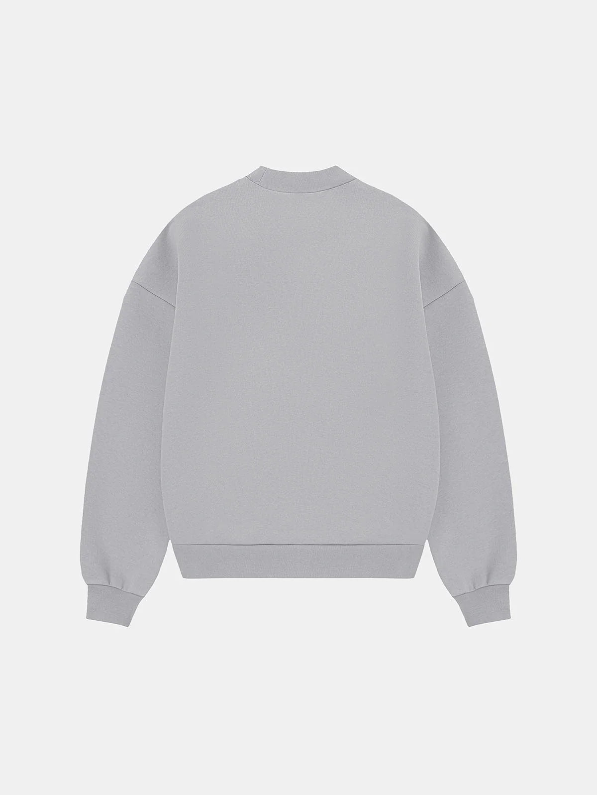 630 GSM BOXY CROPPED FIT 'ARCTIC GRAY' CREWNECK