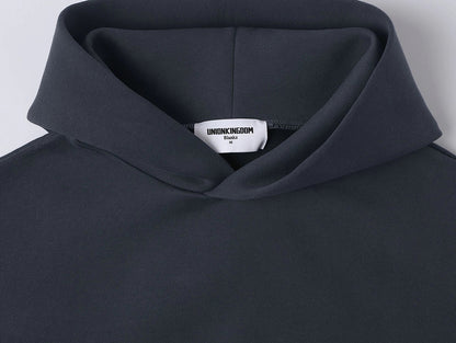 630 GSM BOXY CROPPED FIT 'STONE COAL' HOODIE