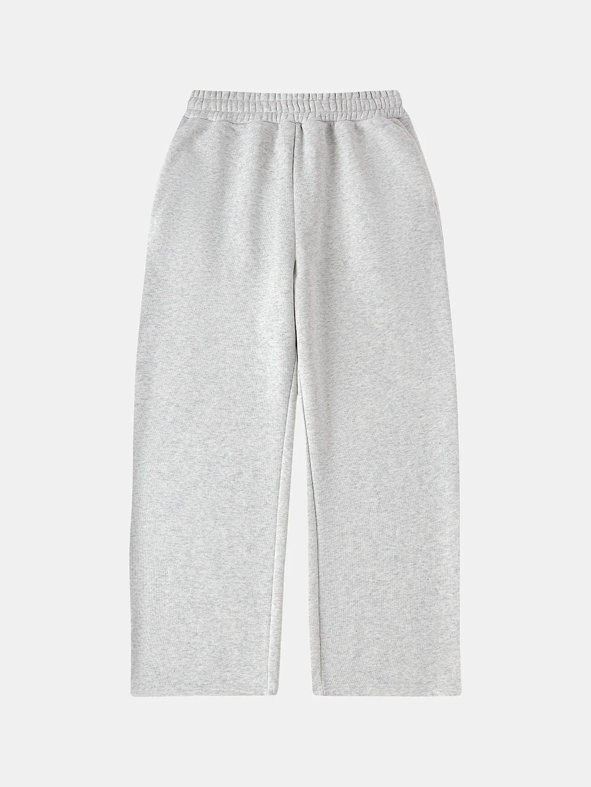 500 GSM LOOSE FIT WIDE LEG 'LIGHT FLOWER GRAY' SWEATPANTS