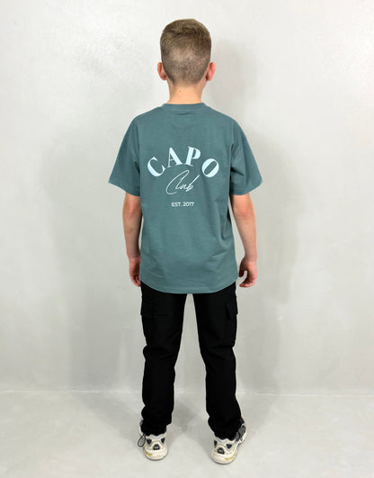 Capo Kids Beach Club T-Shirt - Dusky Blue