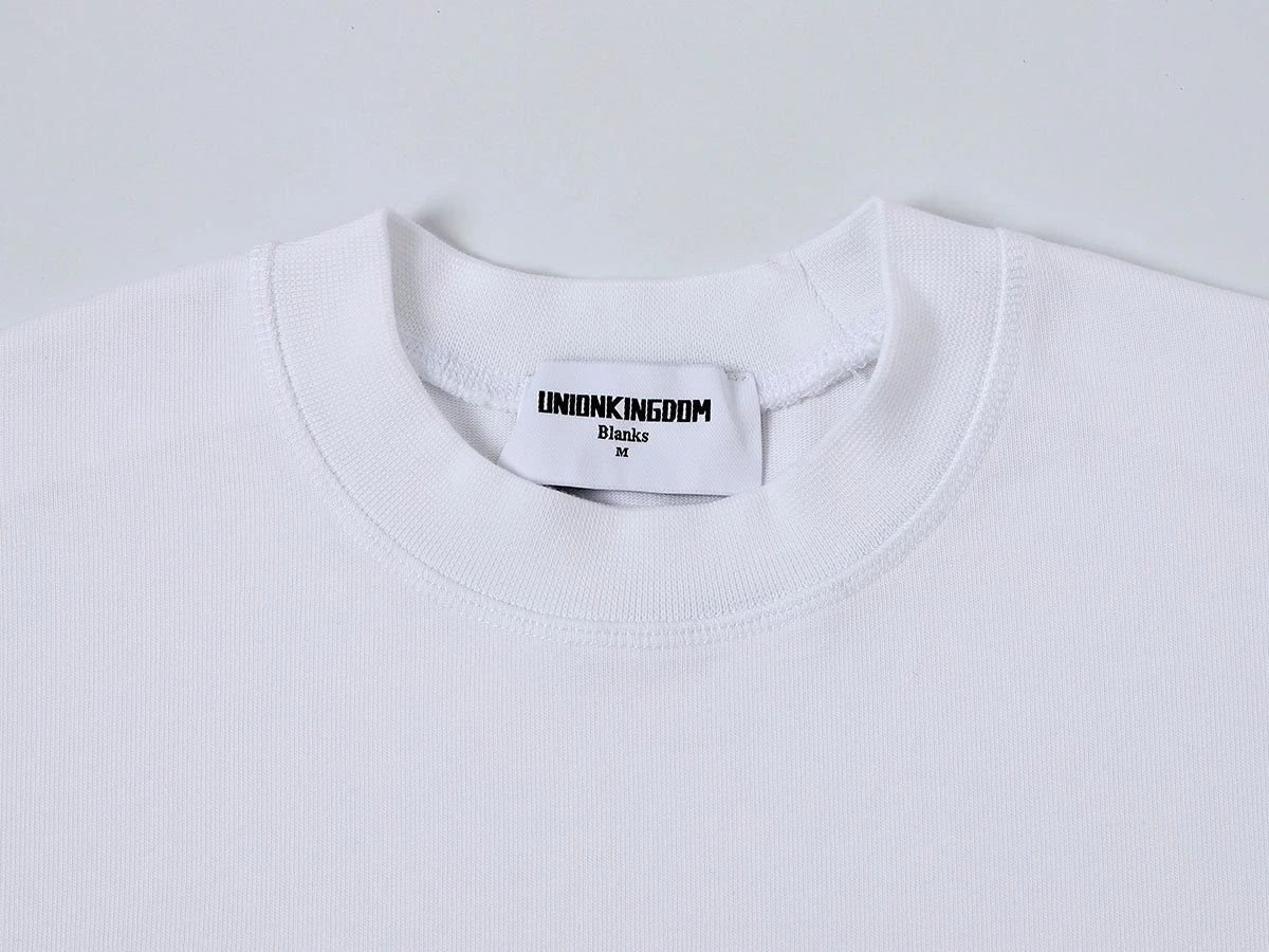 400 GSM BOXY CROPPED FIT 'WHTIE' T-SHIRT
