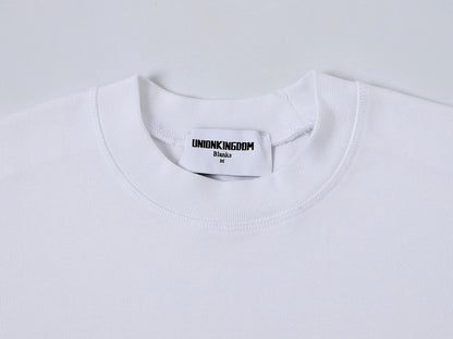 400 GSM BOXY CROPPED FIT 'WHTIE' T-SHIRT