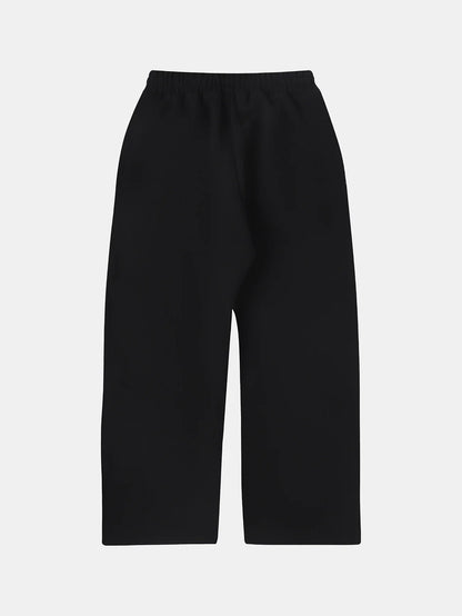 630 GSM LOOSE FIT 'BLACK' PANTS