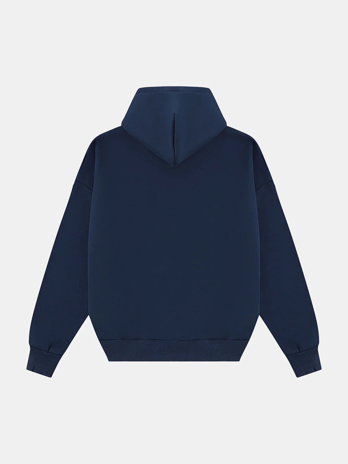 500 GSM BOXY CROPPED 'DENIM BLUE' HOODIE