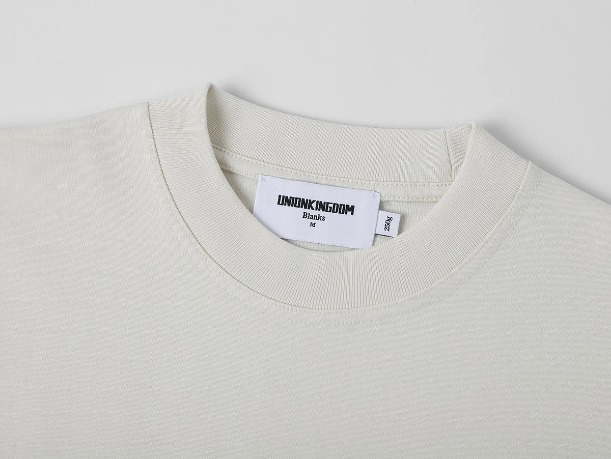 280 GSM LOOSE FIT 'SILVER WHITE' T-SHIRT