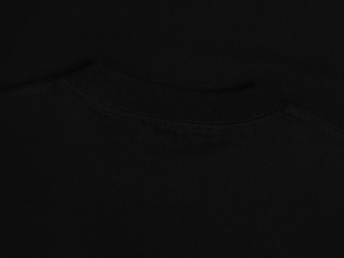 250 GSM LOOSE FIT 'BLACK' T-SHIRT