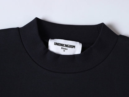 630 GSM BOXY CROPPED FIT 'NAVY BLUE' CREWNECK