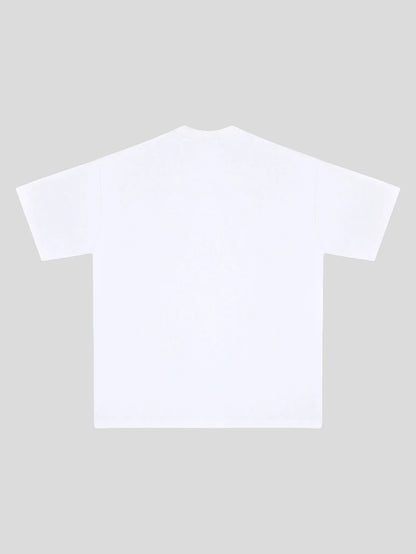 220 GSM LOOSE FIT 'WHITE' T-SHIRT