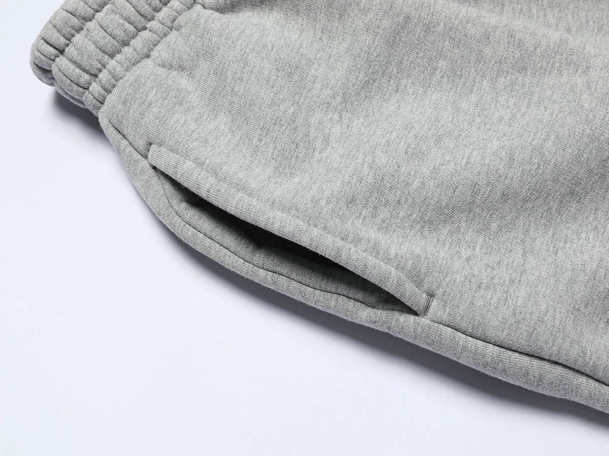 480 GSM FLEECE SABRE 'FLOWER GRAY' SWEATPANTS