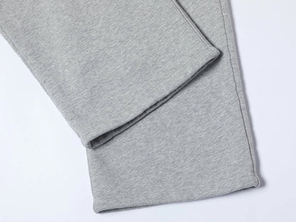 480 GSM FLEECE SABRE 'FLOWER GRAY' SWEATPANTS