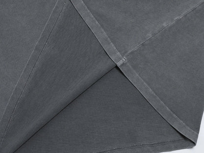 220 GSM LOOSE FIT 'WASHED GRAY' T-SHIRT
