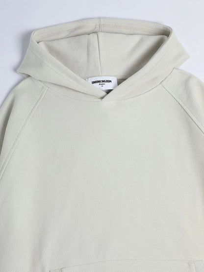 480 GSM RAGLAN BOXY CROPPED FIT 'OFF WHITE' HOODIE