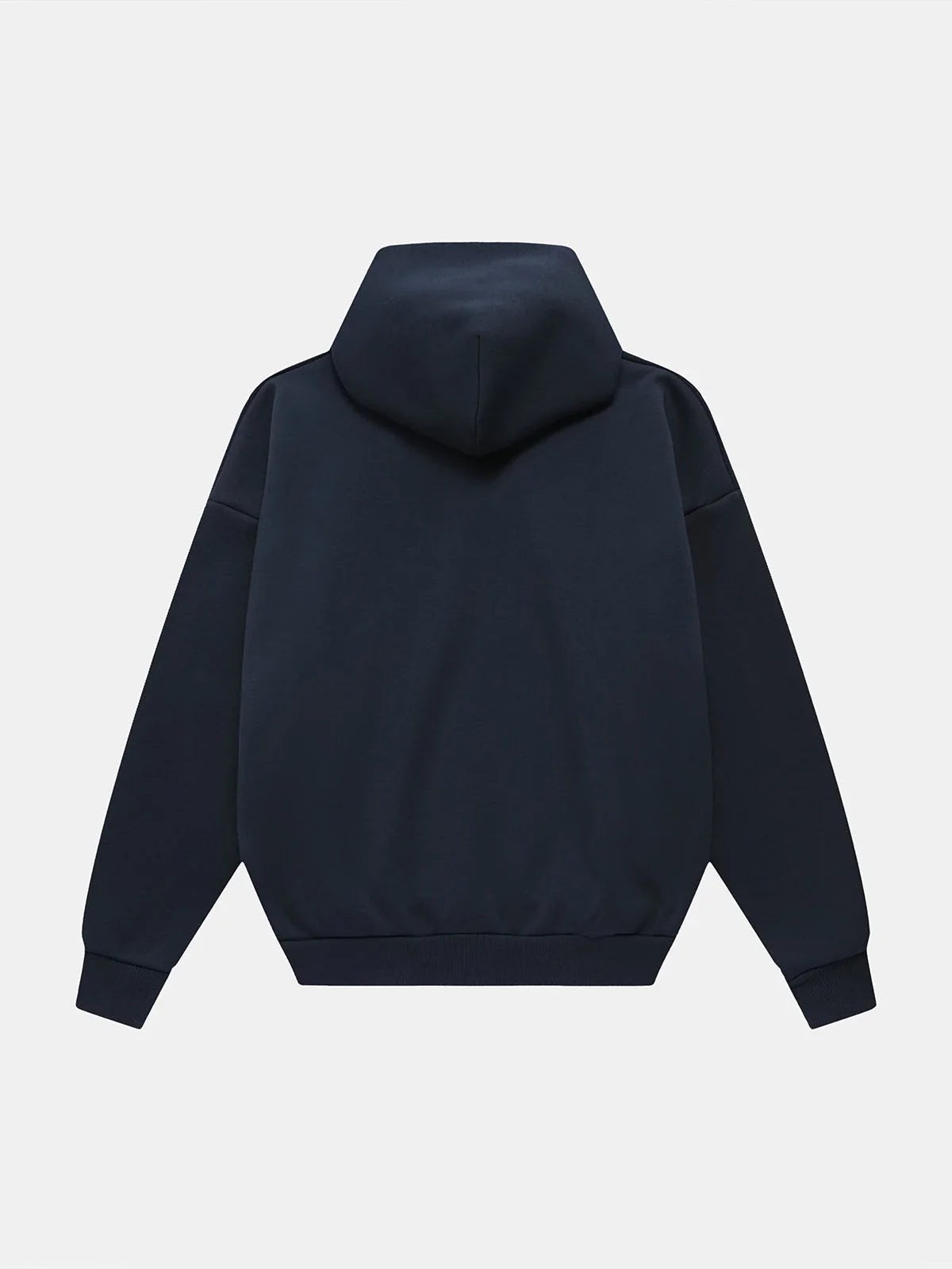 500 GSM BOXY CROPPED 'NAVY BLUE' HOODIE