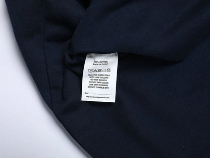 1000 GSM DOUBLE-LAYER 'NAVY BLUE' HOODIE
