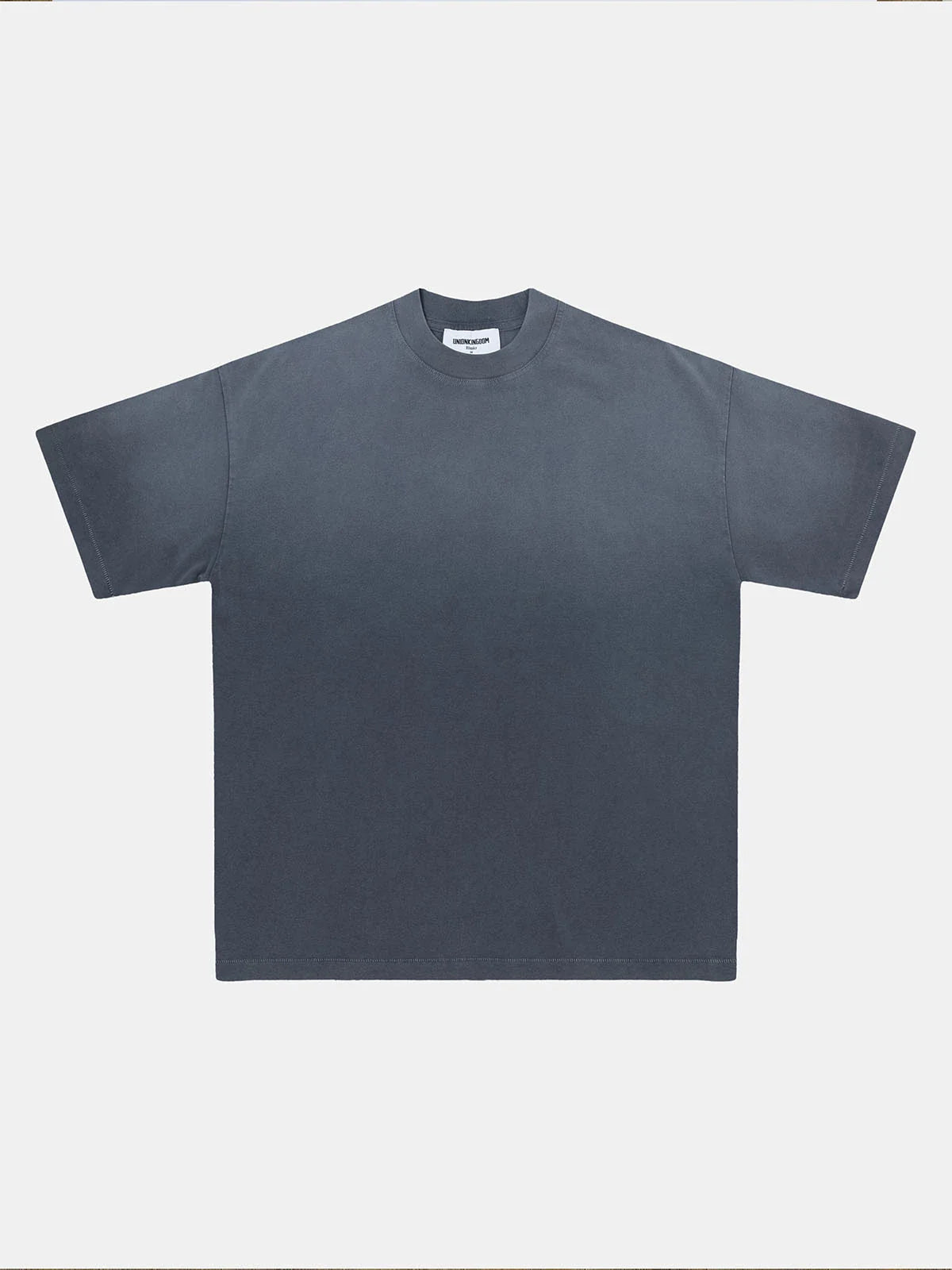 250 GSM LOOSE FIT ' WASHED DARK GRAY' T-SHIRT