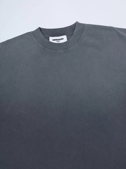 250 GSM LOOSE FIT ' WASHED DARK GRAY' T-SHIRT