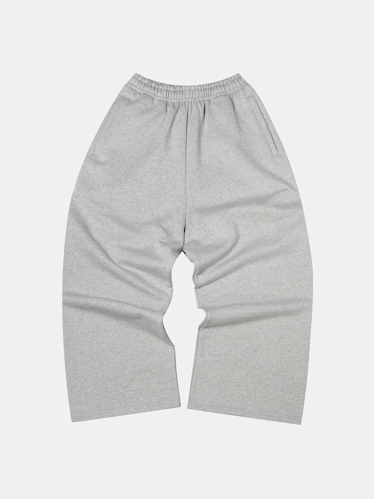 600 GSM BAGGY FIT 'FLOWER GRAY' PANTS