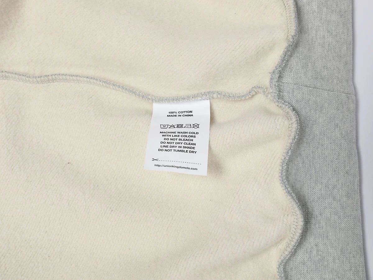 600 GSM RAGLAN CROPPED FIT 'FLOWER GRAY' HOODIE
