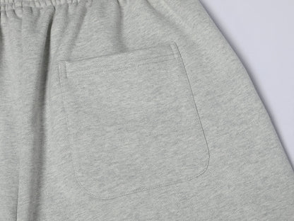 600 GSM BAGGY FIT 'FLOWER GRAY' PANTS
