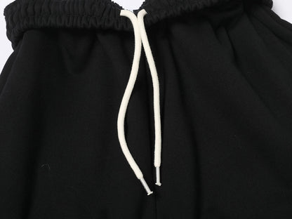 600 GSM BAGGY FIT 'BLACK' PANTS