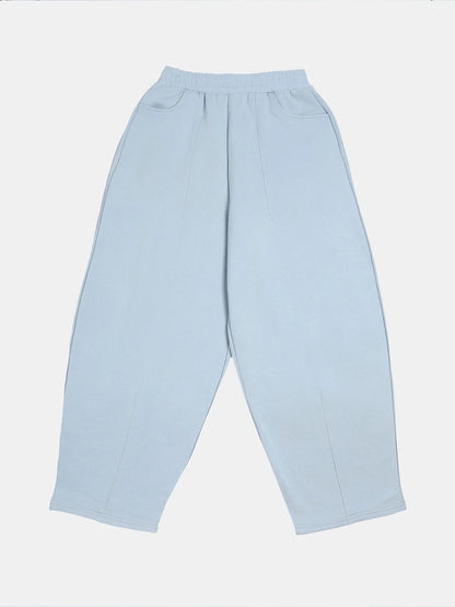 520 GSM COZY BAGGY 'LIGHT BULE' STRAIGHT PANTS