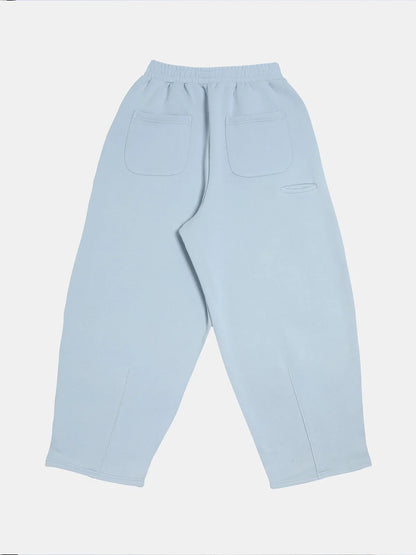 520 GSM COZY BAGGY 'LIGHT BULE' STRAIGHT PANTS