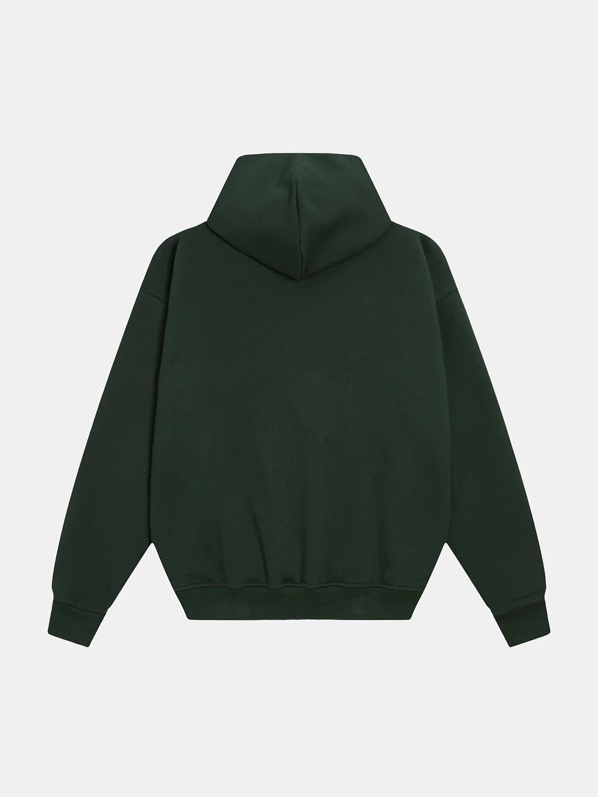 520 GSM BOXY CROPPED FIT 'DARK GREEN' HOODIE